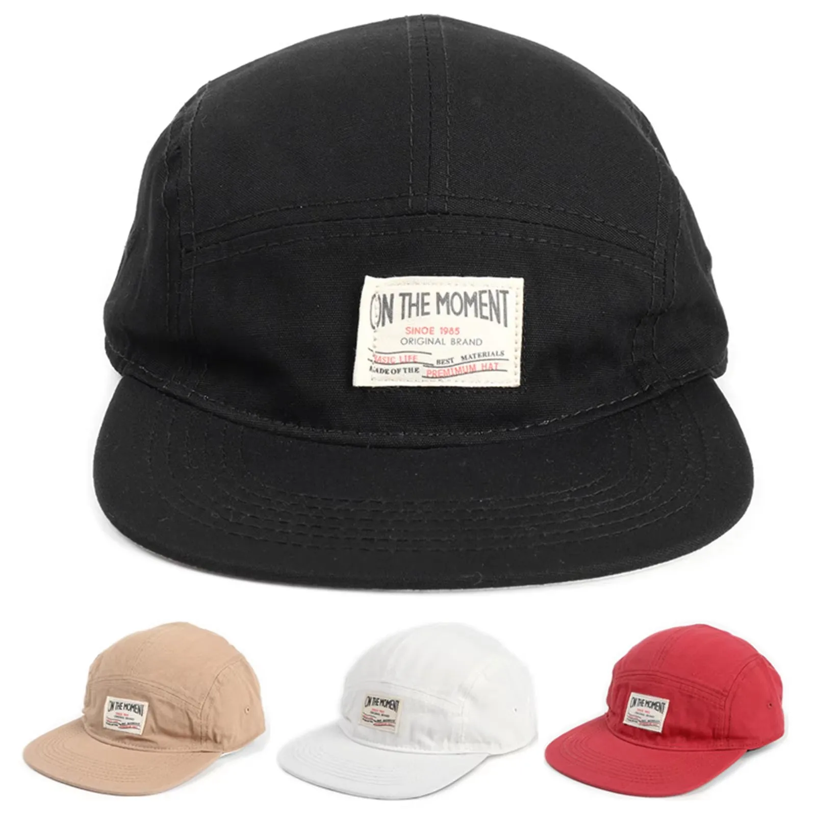 Corduroy Cap 5 Panel - Nueva Gorra de Béisbol de 5