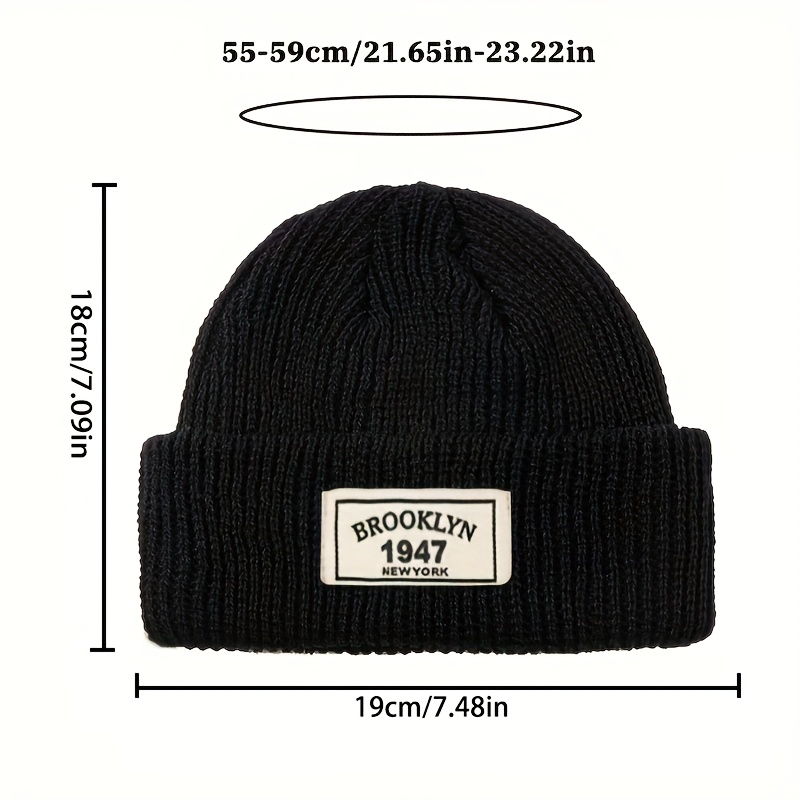Gorro de punto acanalado unise - Beanie Cuffed Knit reseña y precio
