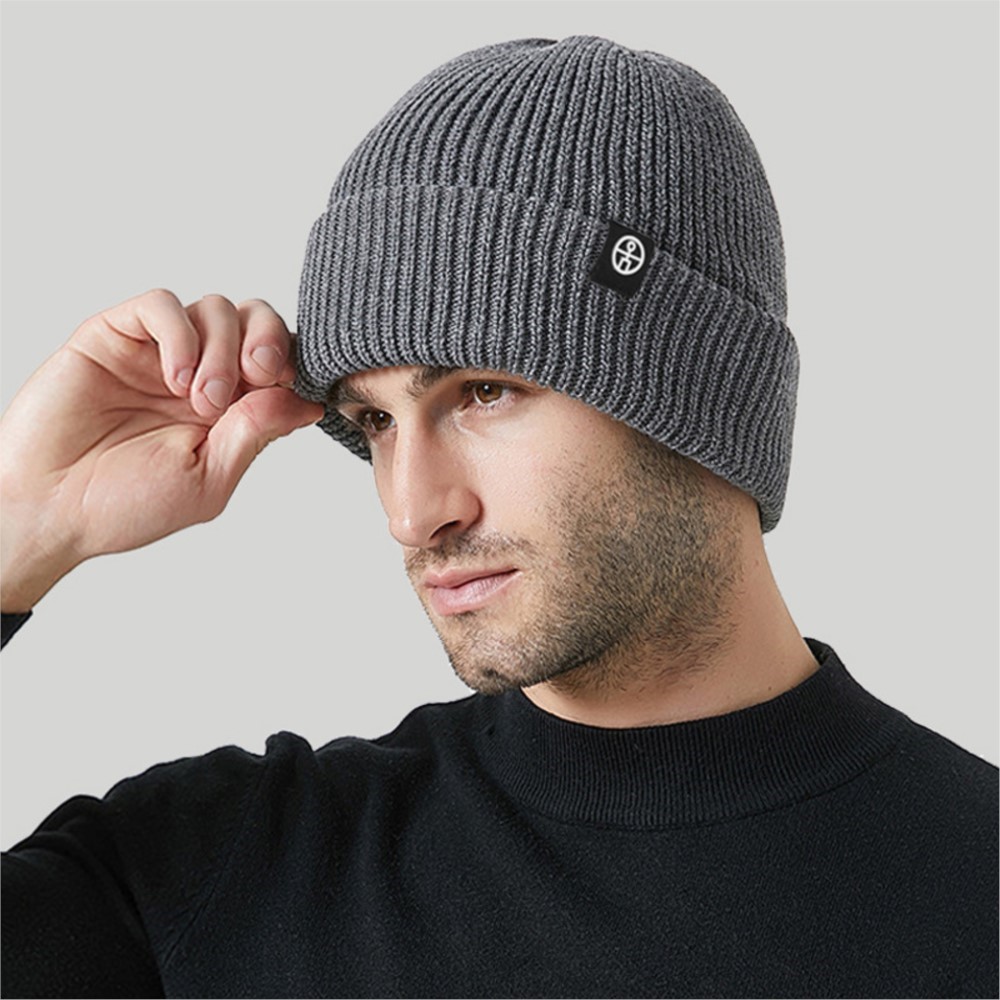 Gorro de invierno con puños pa - Beanie Cuffed Knit reseña y precio