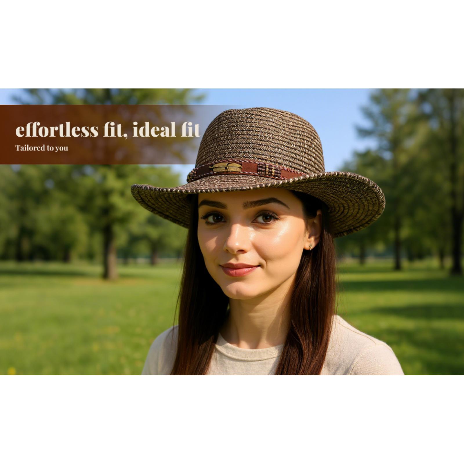 Sombrero de sol unisex para ho - Cowboy Hat Straw reseña y precio
